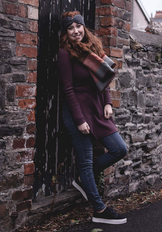 French Connection Relie Tunic in Plum