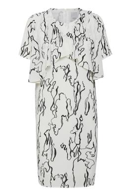 Ichi Daya White Frill Dress