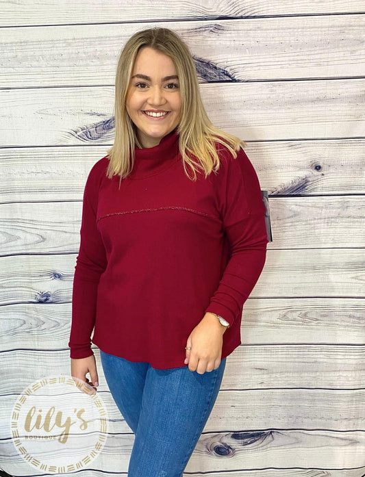 Alice Glitter Rollneck Jumper