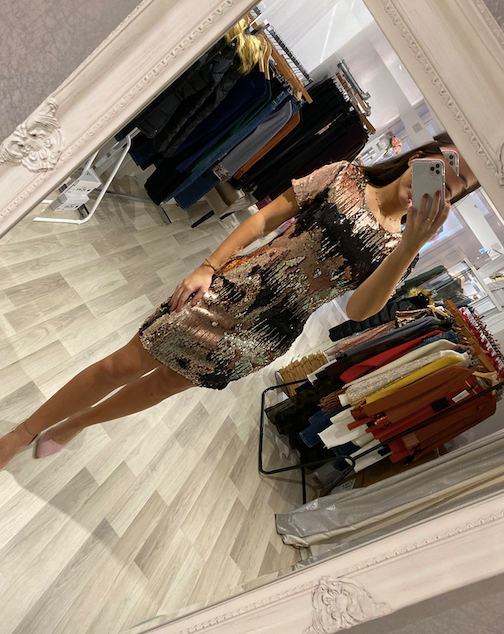 Girl In Mind Colette Sequin Mini Dress