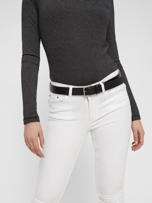 Pieces Delly White Cropped Jeans