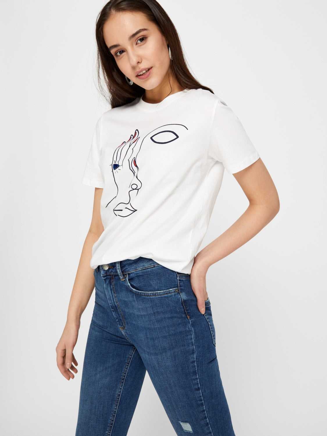 Pieces Delly Distressed Jeans B184