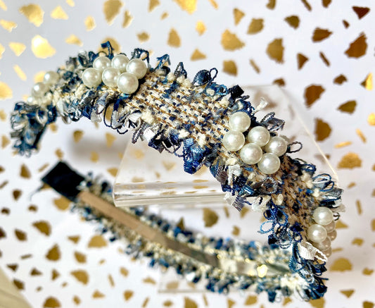 Lily's Pearl Tweed Headband