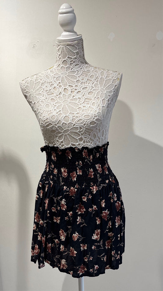 Ichi Blake Rose Mini Skirt