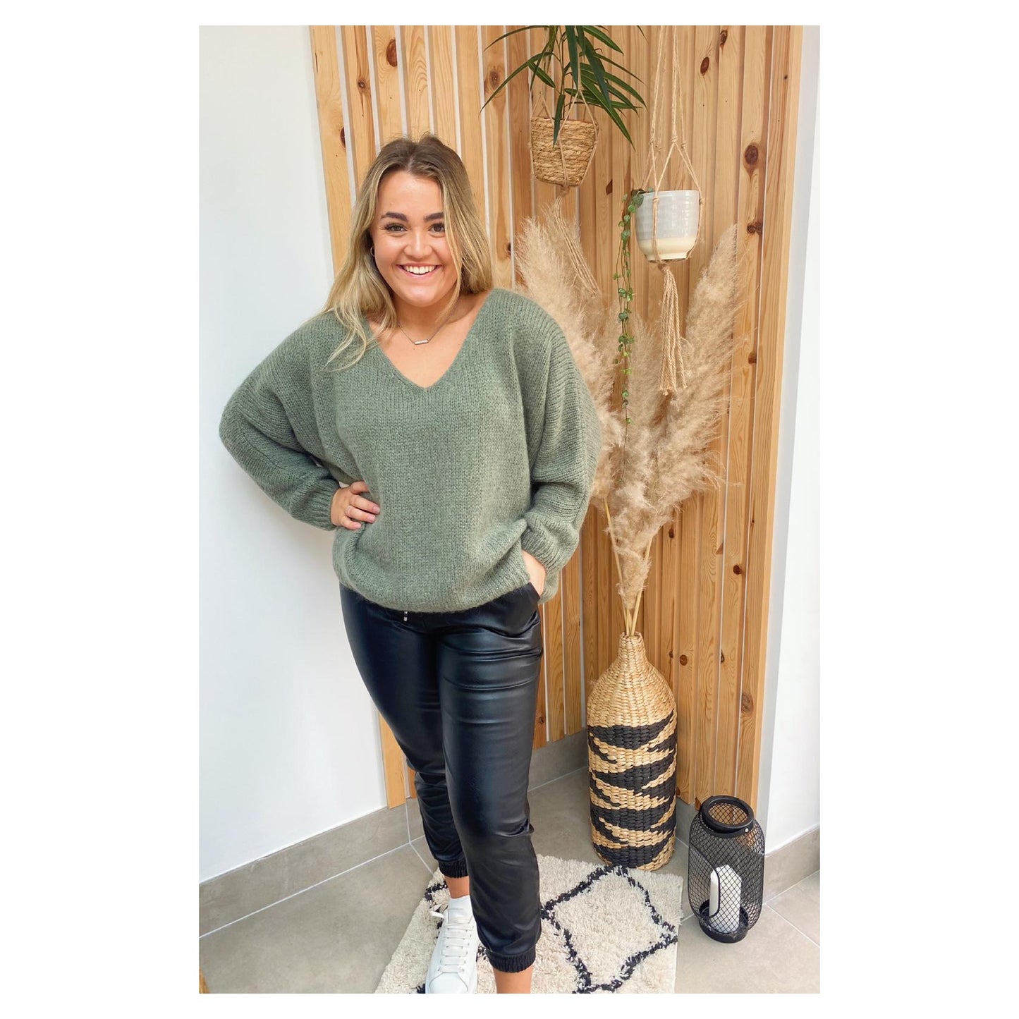 Bella Stretch PU Leather Trousers