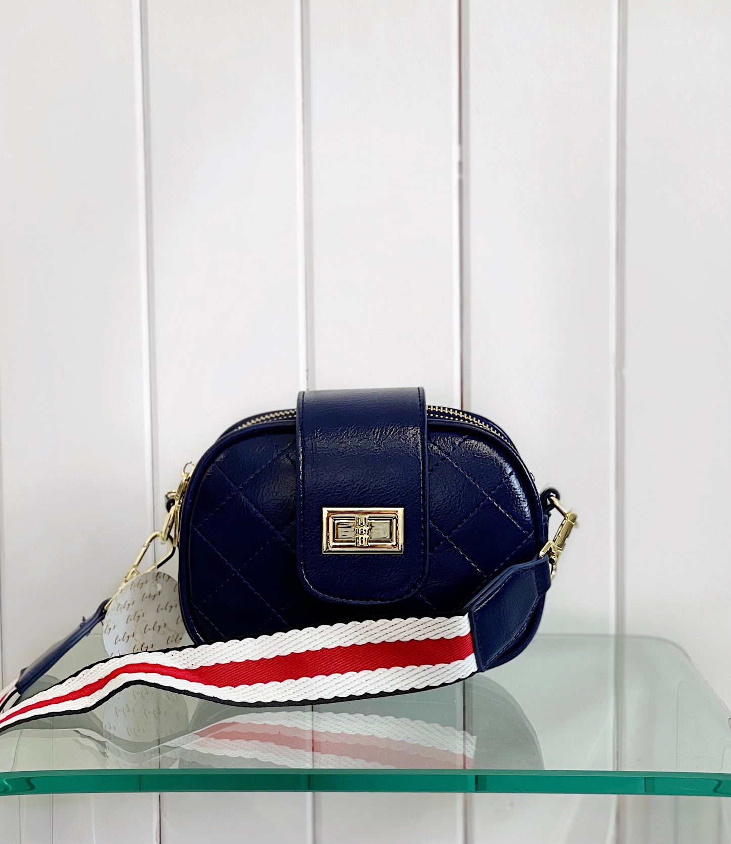 Emma Navy Cross Over Bag