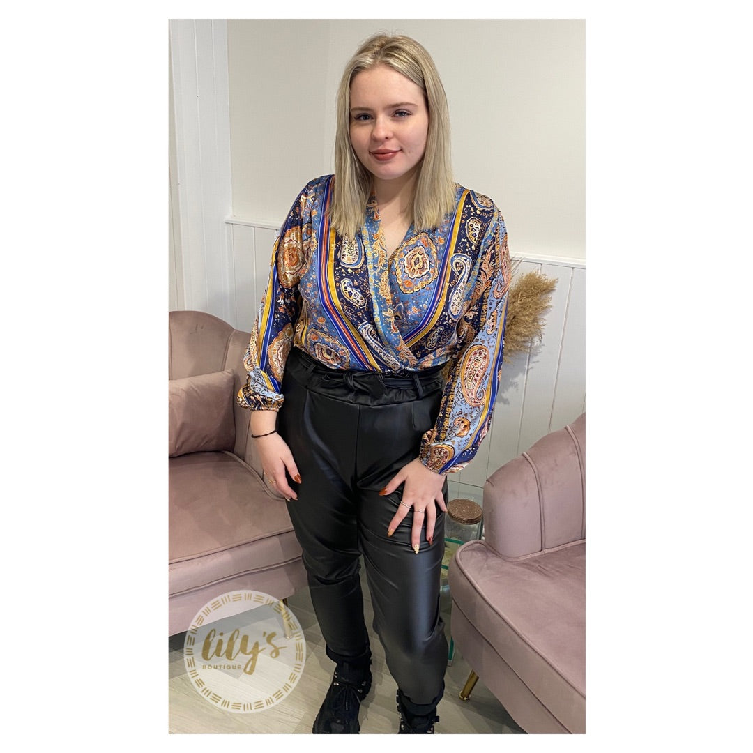 Paisley Pattern Bodysuit