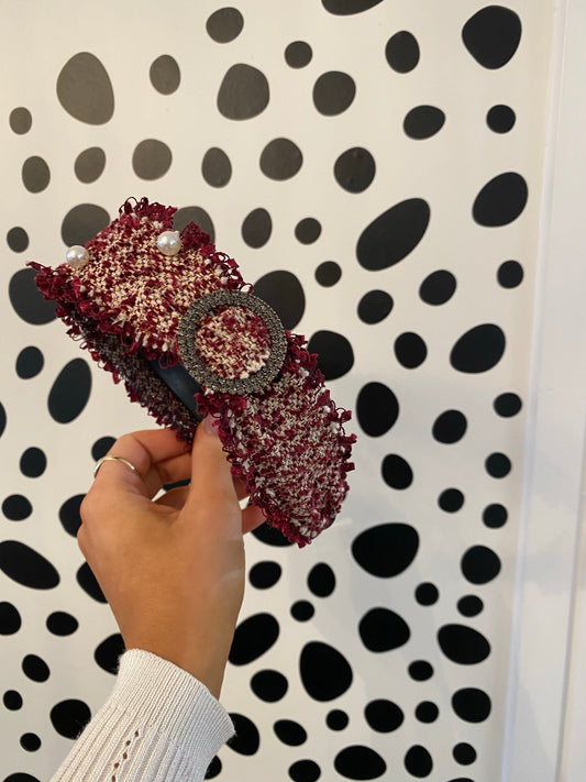 Lily's Pearl Tweed Headband
