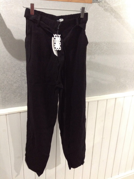 Pieces High Waist Tie Trousers