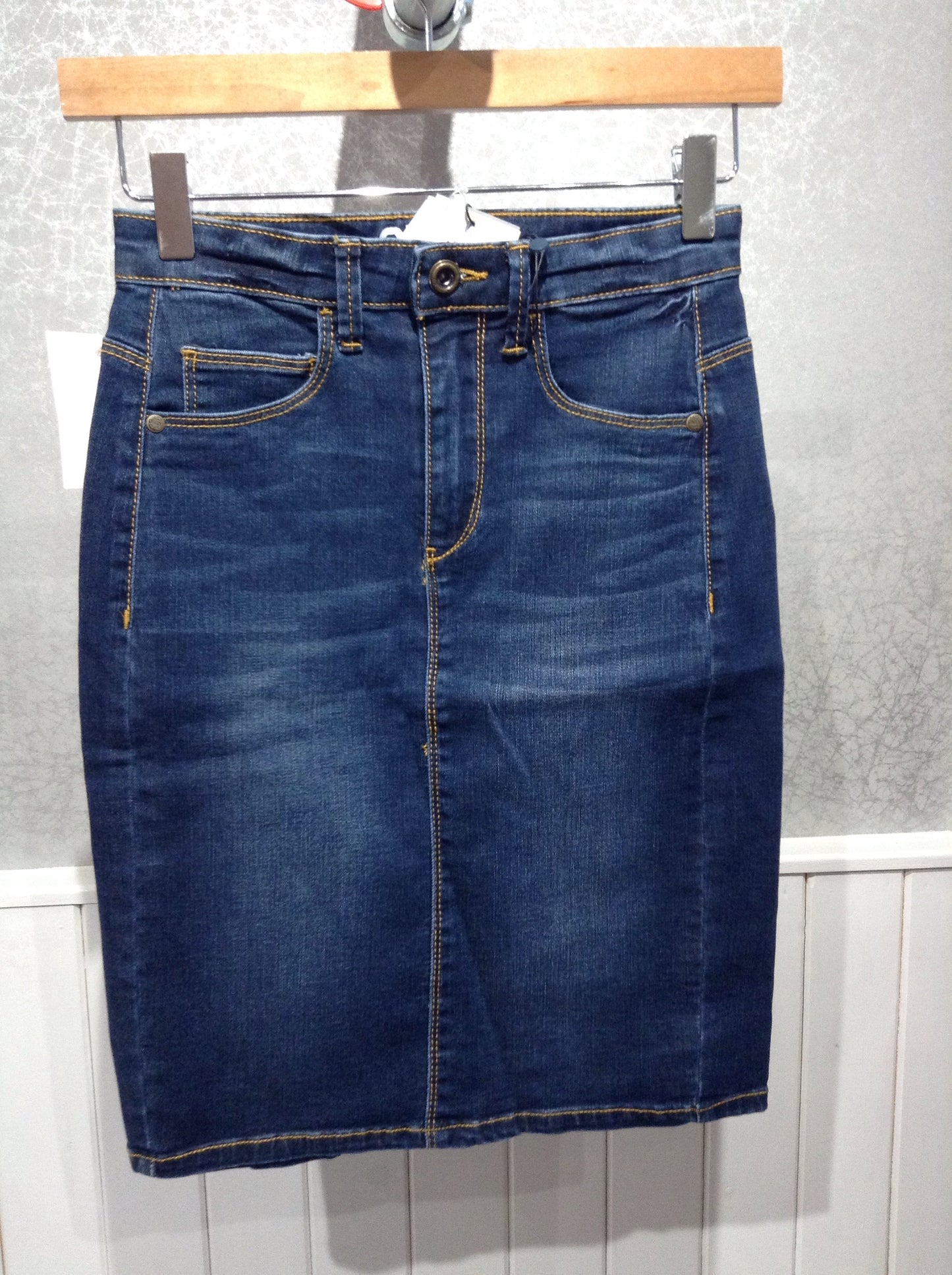 Only Medium Blue Pencil Skirt